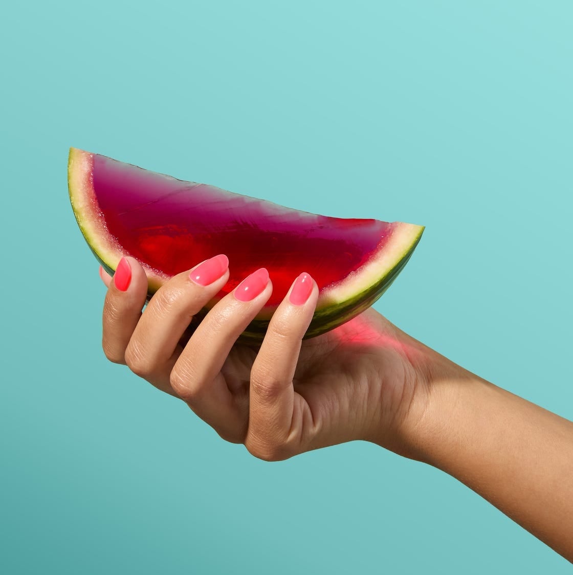 Bright Sheer Pink Jelly Short Oval Nails Bright Sheer Pink Jelly Short Oval Nails — Trendy Jelly Nails