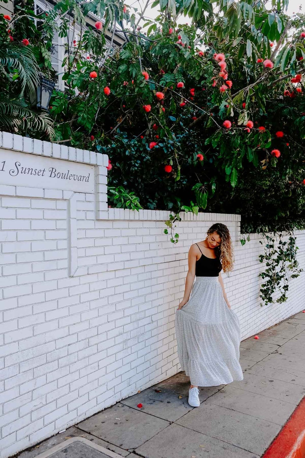 Floral Maxi Skirt with Camisole Floral Maxi Skirt with Camisole — Trendy Los Angeles Outfits