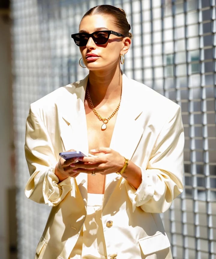 Chic Satin Suit for Day or Night Chic Satin Suit for Day or Night — Trendy Los Angeles Outfits