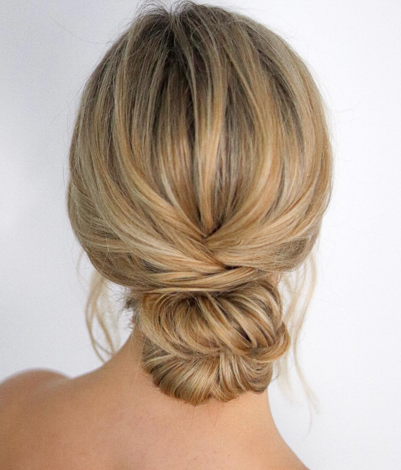 Textured Blonde Messy Bun — Trendy Messy Bun Updo