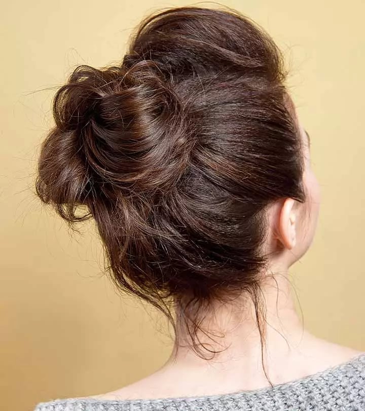 Loose Textured Messy Bun — Trendy Messy Bun Updo