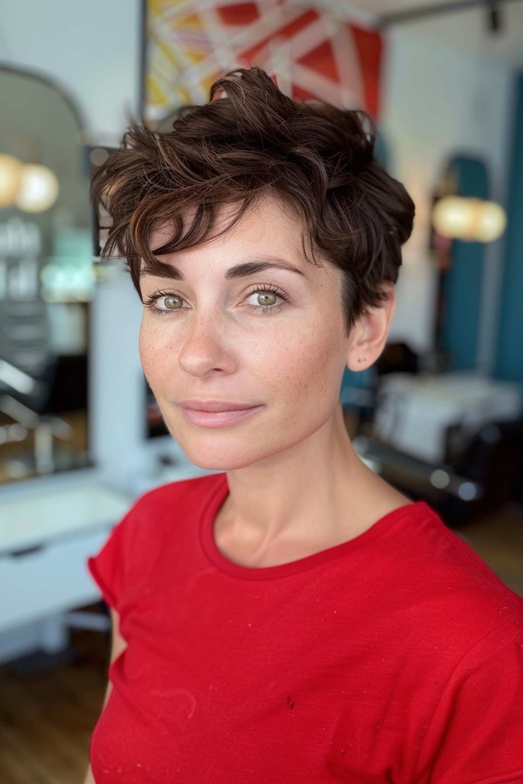 Short Messy Pixie With Textured Bangs — Trendy Messy Hair