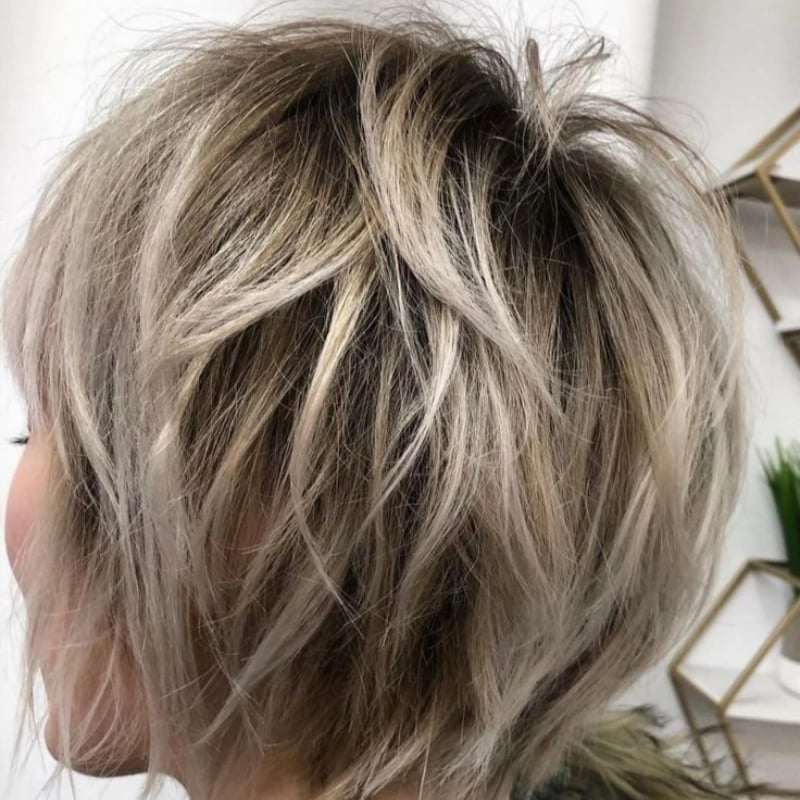 Short Messy Shag With Choppy Layers — Trendy Messy Hair
