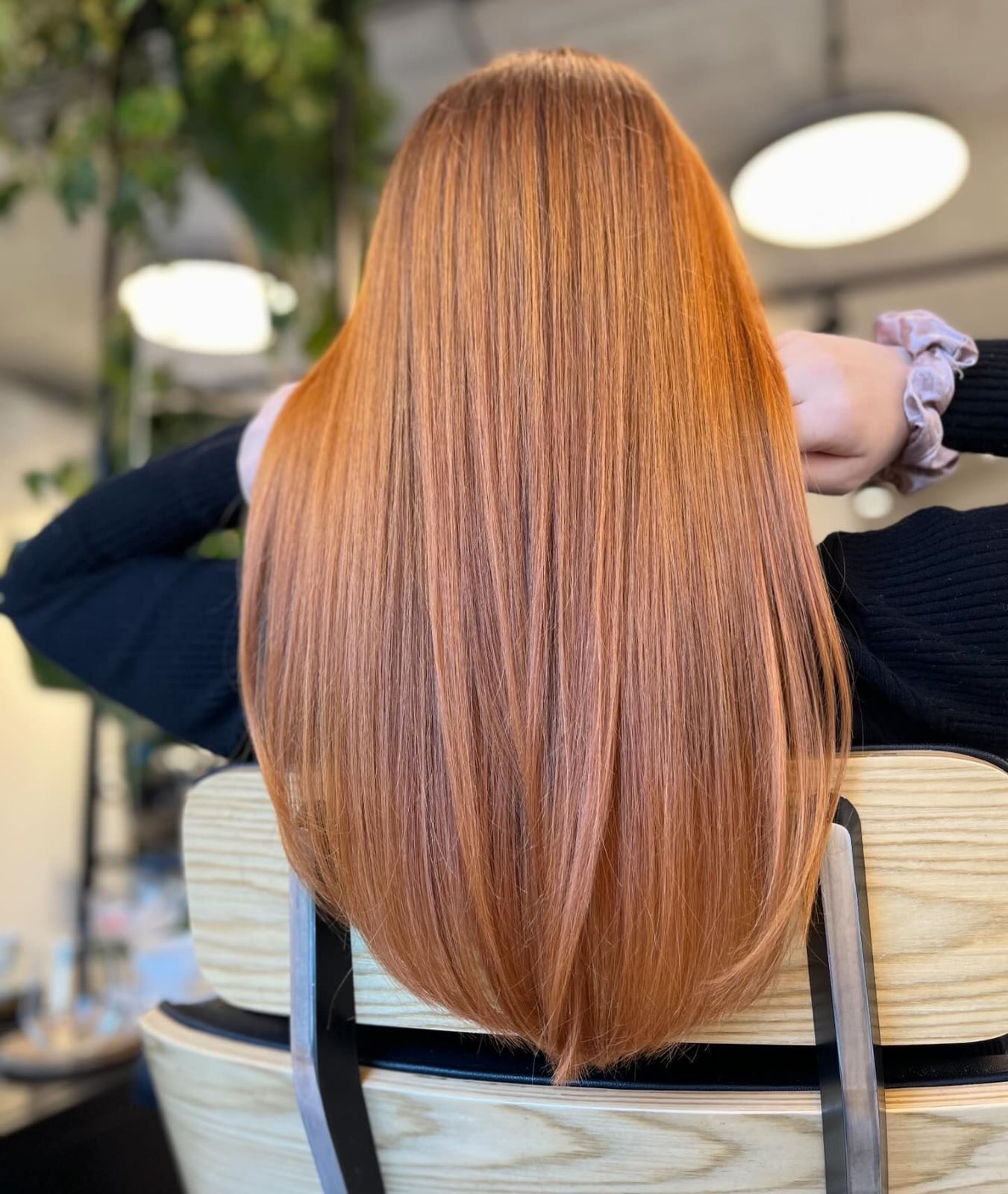 Shoulder Length Ginger With Subtle Highlights Shoulder Length Ginger With Subtle Highlights — Trendy Natural Red Hair