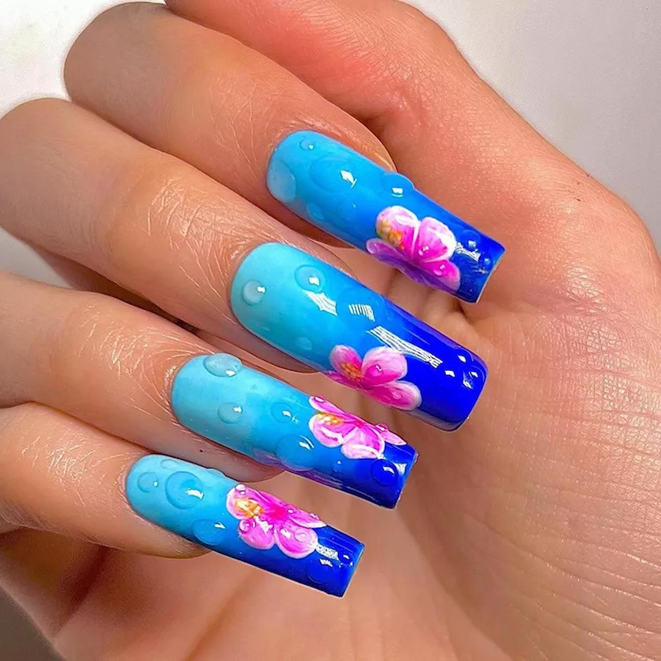 Short Oval Nude Starfish Pearl Nails Short Oval Nude Starfish Pearl Nails — Trendy Ocean Nails