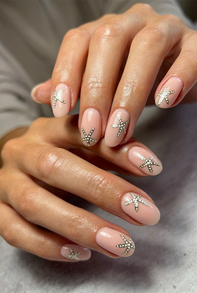 Long Stiletto 3D Seashell Jellyfish Nails, Soft Long Stiletto 3D Seashell Jellyfish Nails, Soft — Trendy Ocean Nails