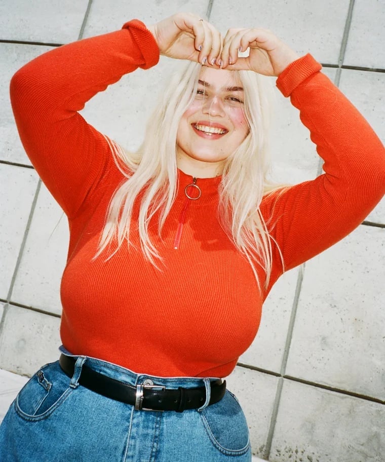 Vibrant Orange Top with Blue Denim Jeans Vibrant Orange Top with Blue Denim Jeans — Trendy Outfits for Teens
