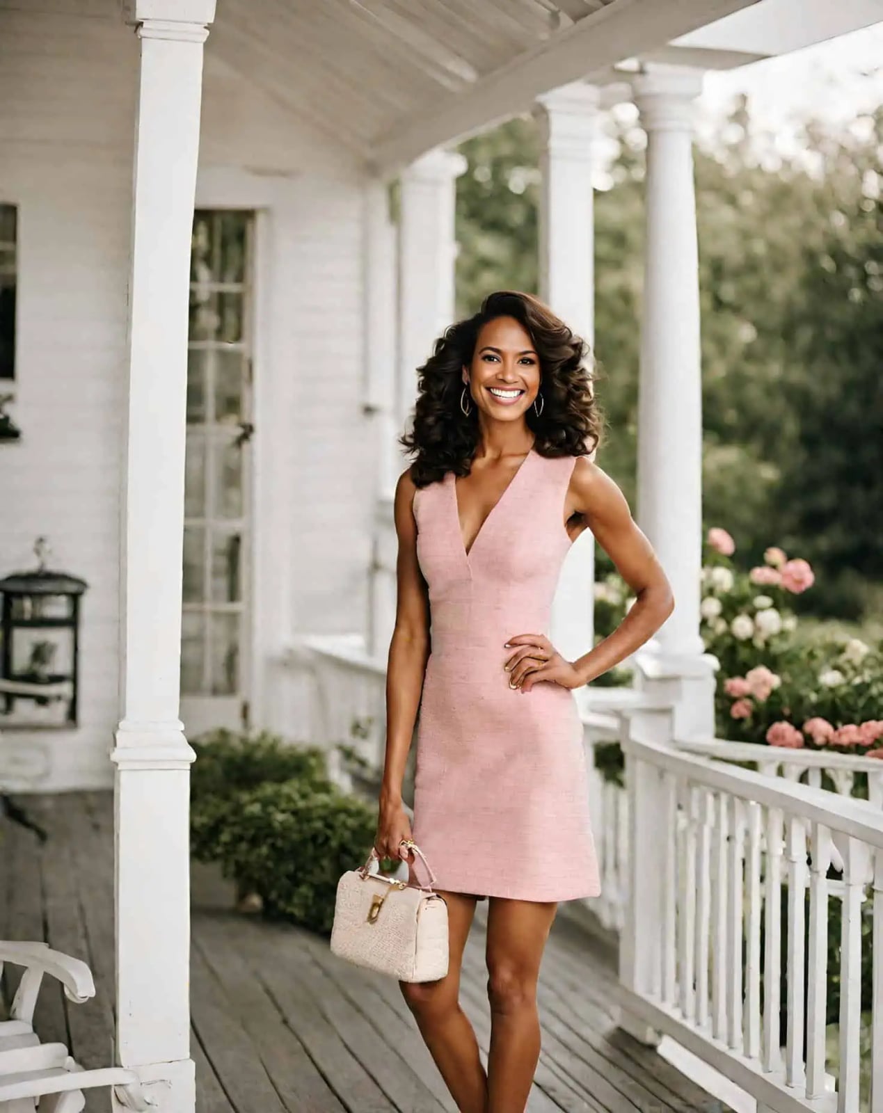 Pale Pink Textured Tweed A-Line Dress Pale Pink Textured Tweed A-Line Dress — Trendy Pink Dress Outfit