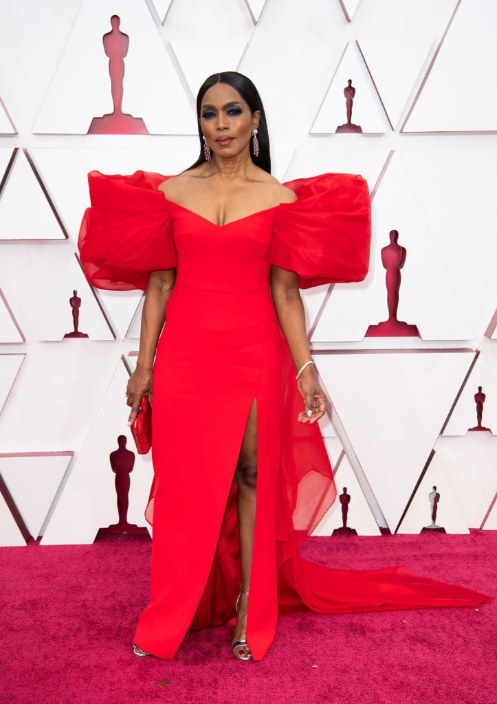 Red Off-the-Shoulder Gown Voluminous Sleeves Red Off-the-Shoulder Gown Voluminous Sleeves — Trendy Red Carpet Outfits