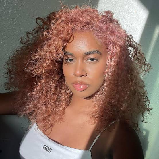Shoulder Length Rose Gold Layers Shoulder Length Rose Gold Layers — Trendy Rose Gold Hair