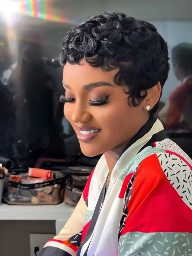 Wavy Pixie With Wispy Bangs Wavy Pixie With Wispy Bangs — Trendy Short Natural Hairstyles