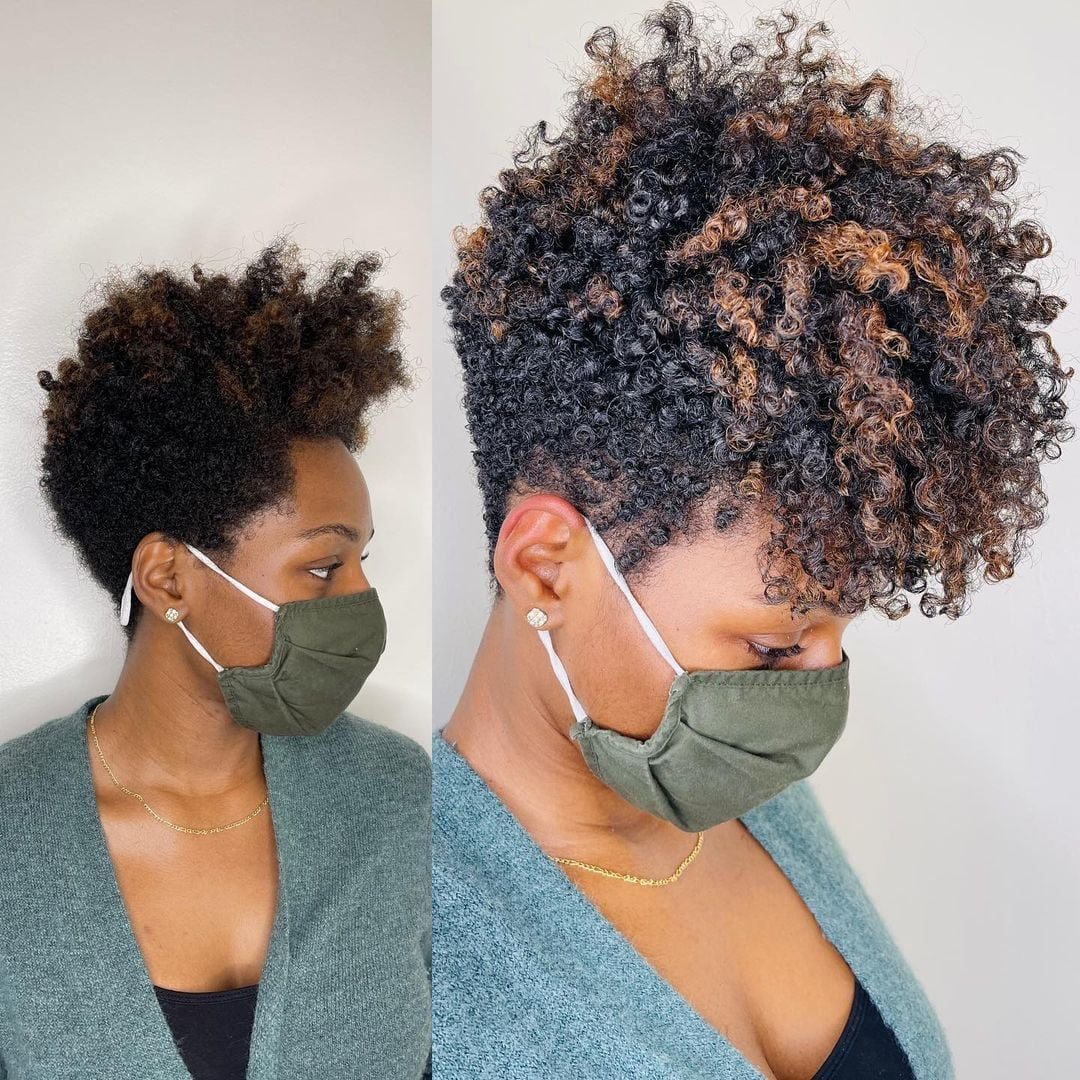 Textured Ear Length Shag With Highlights Textured Ear Length Shag With Highlights — Trendy Short Natural Hairstyles