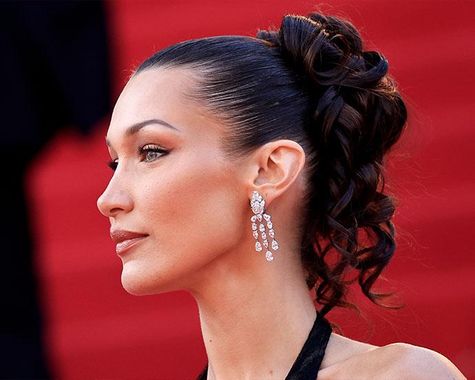 Textured Dark Brown Slicked Back Bun, Wavy — Trendy Slick Back Hairstyles