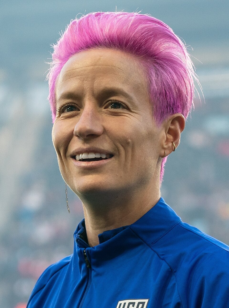 Short Textured Crop With Pink Undercut — Trendy Soccer Hair