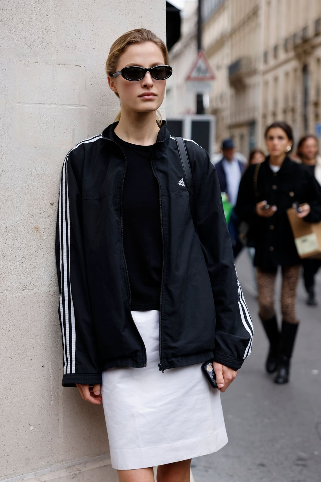 Track Jacket With Skirt — Trendy Sporty Outfits