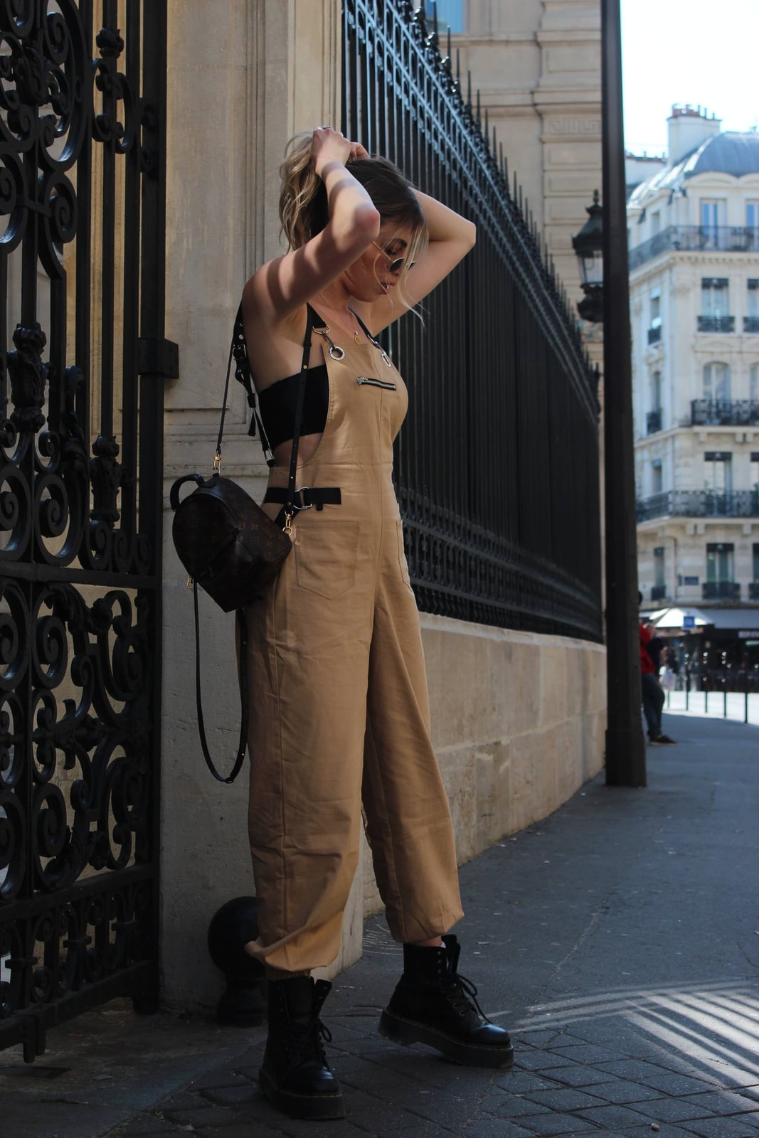 Utility Jumpsuit with Bralette — Trendy Tomboy Outfits