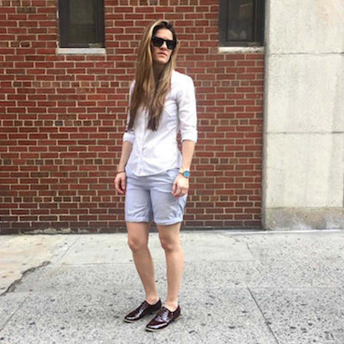 Oversized Black Coat Over Grey Blazer — Trendy Tomboy Outfits