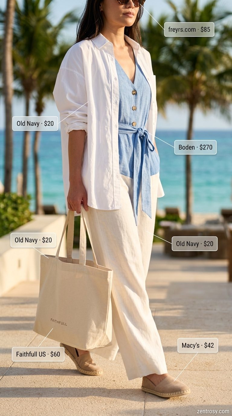 tropical summer vacation outfits for women 2026 outfit idea - fashion styling inspiration