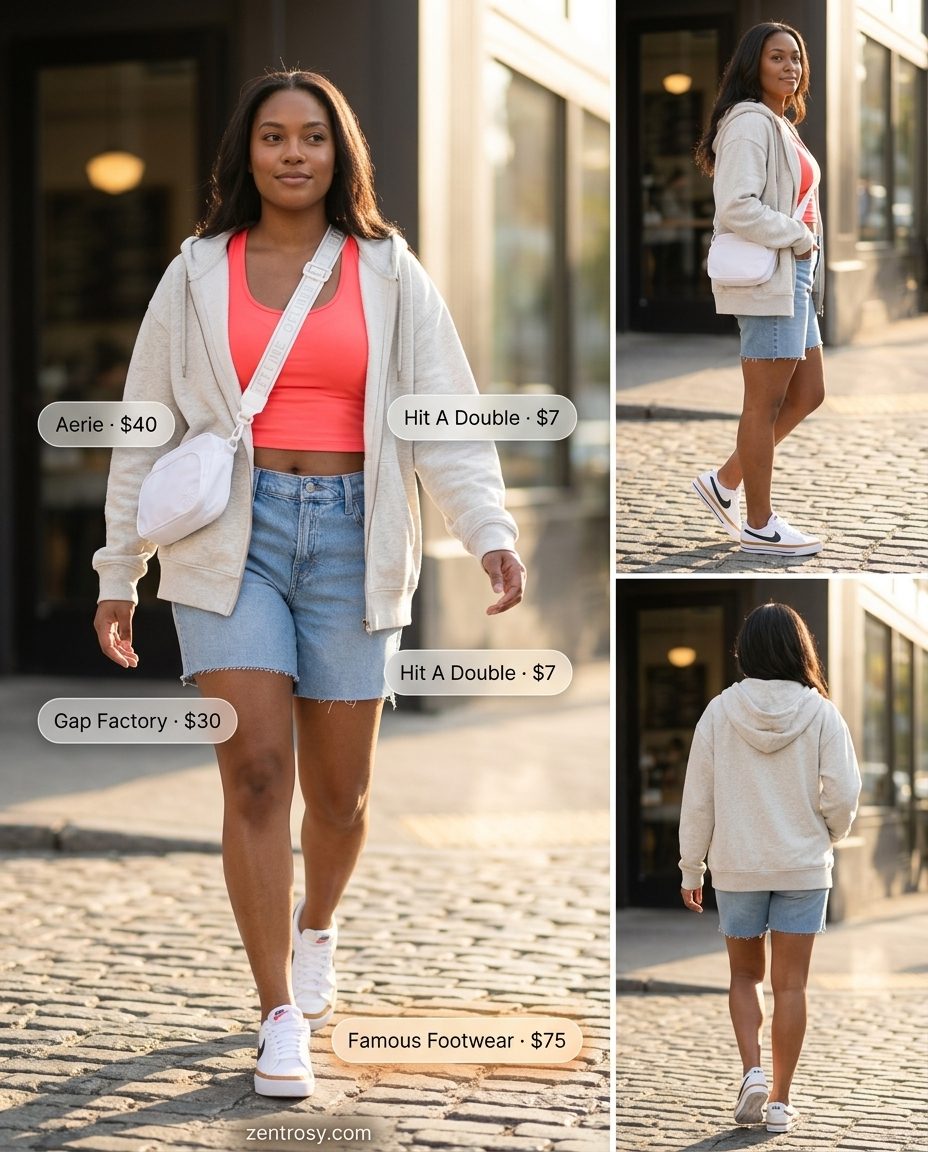 What to Wear with Denim Shorts Summer 2026 outfit idea - fashion styling inspiration