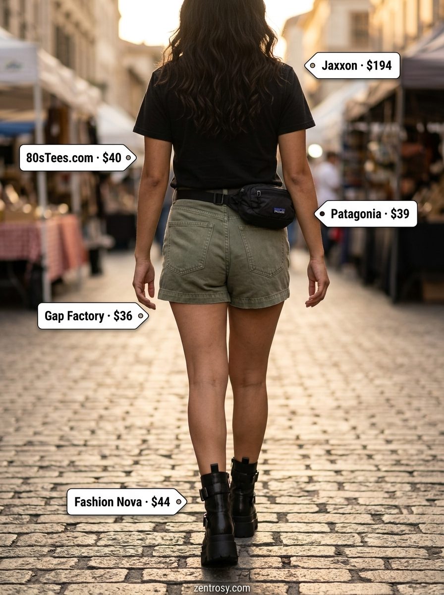 What to Wear with Denim Shorts Summer 2026 outfit idea - fashion styling inspiration