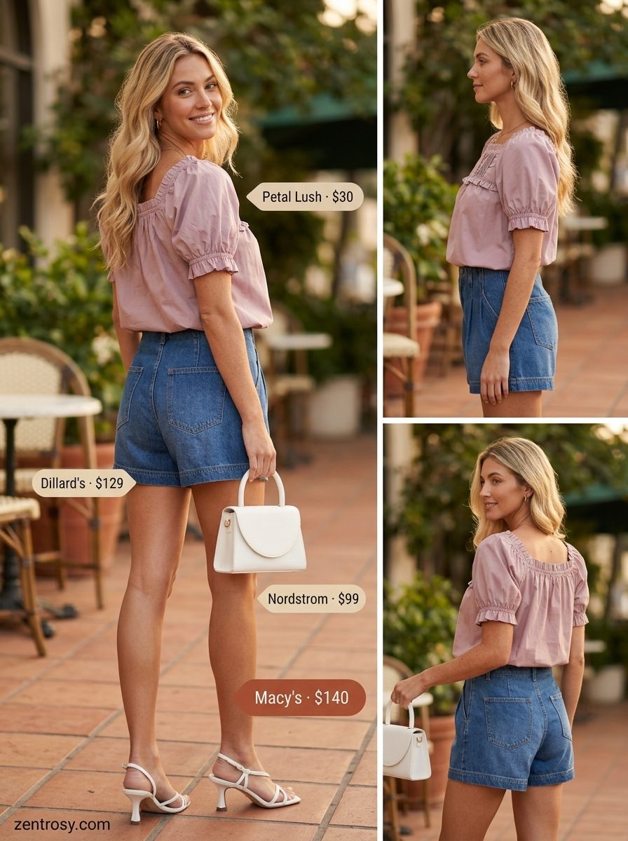 What to Wear with Denim Shorts Summer 2026 outfit idea - fashion styling inspiration